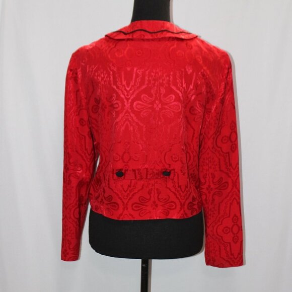 Vintage Jessica Howard Red Petite Short Jacket - Picture 7 of 16